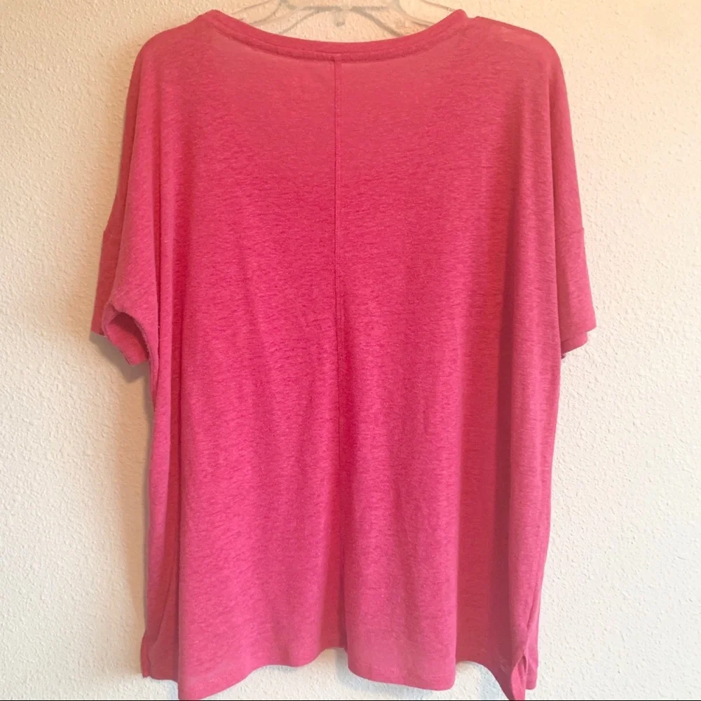 Old Navy Boyfriend Top Pink XL - Picture 5 of 5